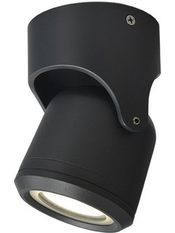 it-Lighting Crescent Μονό Σποτ με Ντουί GU10 σε Μαύρο Χρώμα 80206044 5207231021322