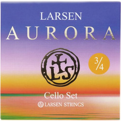 Larsen Strings Aurora Σετ 4 Χορδές Τσέλου Medium Tension 3/4