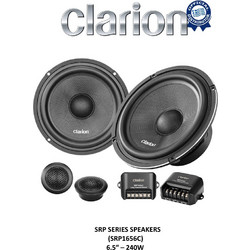 Clarion SRP1656C Σετ Ηχεία Αυτοκινήτου Διαιρούμενα 6.5" 2 Δρόμων 60W RMS
