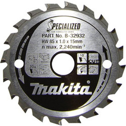 Makita SPECIALIZED Saw Blade 85x15x20Z