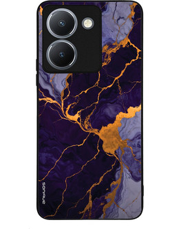 Sonique Marble Series Θήκη για VIVO Y36 4G / Y36 5G / Y27 5G / Y27s Μωβ