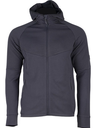 GTS Rib Hoodie Ανδρική Ζακέτα Fleece με Κουκούλα Carbon 407042M