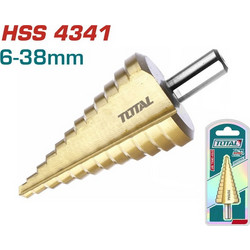 TOTAL Επαγγελματικό Tρυπάνι Kωνικό 6-38mm TAC7563801