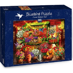 Puzzle Bluebird Puzzle Flower Market Stall 1000 Κομμάτια