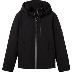 Tom Tailor 308 Ανδρικό Μπουφάν Χειμωνιάτικο Softshell Μαύρο 1037330-29999
