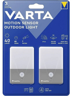 Varta motion sensor outdoor light 16634 2 pcs