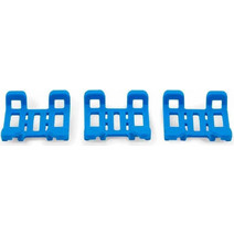 Tractive GPS Dog Tracker Rubber Attachment Clips Blue (3-Pack)