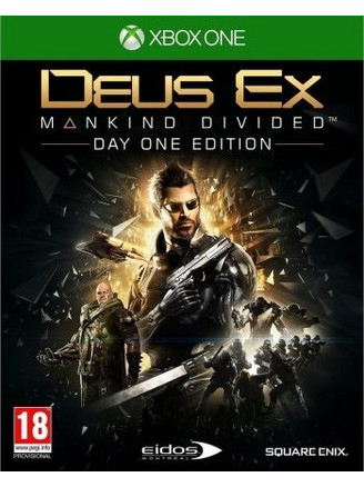Deus EX Mankind Divided Day One Steelbook Edition Xbox One
