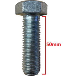Βίδα 933 DIN γαλαβανιζέ εξάγωνη 16*50mm