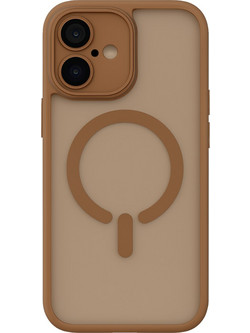 ObaStyle Semiclear Ματ Θήκη MagSafe για iPhone 16 - Καφέ