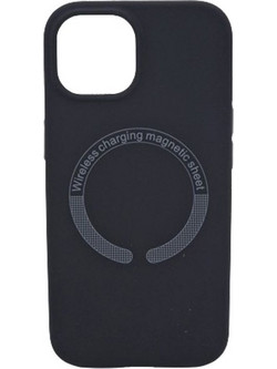 Magsafe Back Cover Σιλικόνης Μαύρο (iPhone 12 )