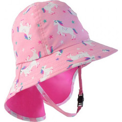 Zoocchini - Αντιηλιακό Βρεφικό Καπέλο Cape Sunhat UPF50 Unicorn
