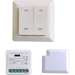 Σετ RF Switch 2 καναλιών με WiFi RF Dimmer & RF Reciever κατάλληλο για απομακρυσμένο έλεγχο μέσω εφαρμογής (Tuya) - SWITCH-DIMMER-WIFI-RECIEVER-RF