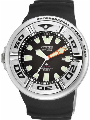 Citizen Promaster Ανδρικό Ρολόι Solar με Μαύρο Καουτσούκ Λουράκι BJ8050-08E