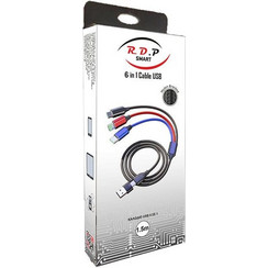 ΚΑΛΩΔΙΟ USB 6 ΣΕ 1 (A&C ΣΕ MICRO, C, LIGHTNING) 1,5m (ΠΡΟΕΛΕΥΣΗ ΚΙΝΑ) | REDPOINT | 27918