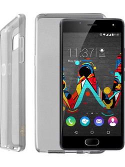 Idol 1991 Air Slim TPU Θήκη (Wiko Ufeel 5.0in) Διαφανή Γκρι