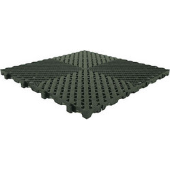 Πλακάκι Αποστράγγισης Πλαστικό 40x40cm - Μαύρο