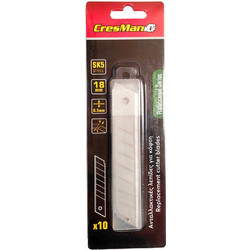 Λάμες κόφτη μοκέτας Cresman sk-5 18mm 0.5mm 10 τεμάχια