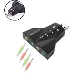 Εξωτερική USB Κάρτα Ήχου 7.1 με Έξοδο Μικροφώνου και Ακουστικού