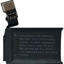 Compatible Battery with Apple Watch Series 2 38mm (A1760) - 273mAh
