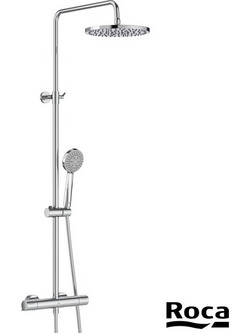 Στήλη Ντους με Θερμοστατική Μπαταρία Victoria T Plus Chrome A5A2F18C00 Roca