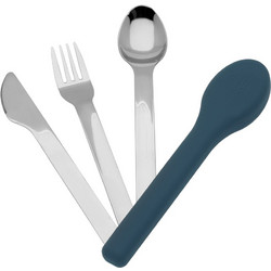 Σετ Ανοξείδωτα Μαχαιροπίρουνα Dusty Blue Cutlery Set - Ecolife, ecl-33-BO-9096