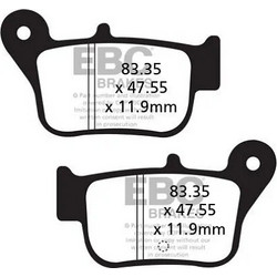 ΤΑΚΑΚΙΑ EBC SYM MAXSYM 400 12-16+19/ MAXSYM 600 14-15 ΠΙΣΩ SFA 628 HH