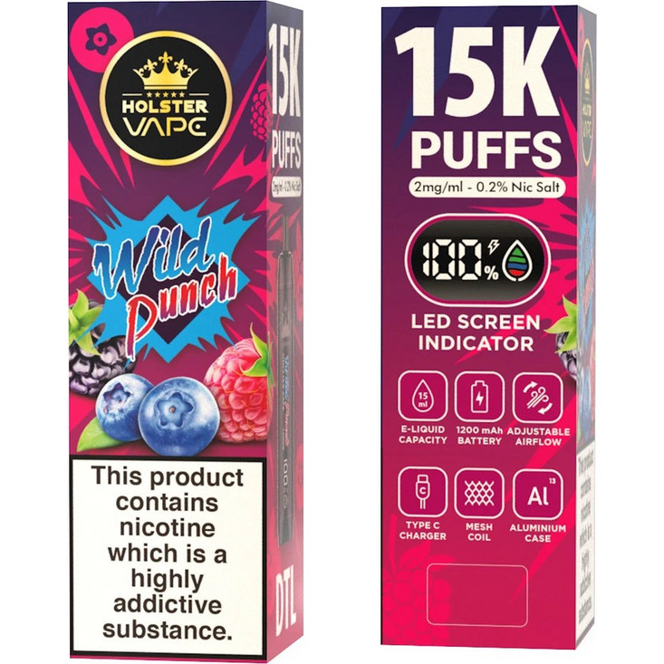 Holster Vape 15K Wild Punch