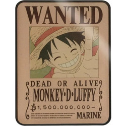 One Piece Wanted Luffy Magnet (5.2x3.7cm) - ABYMGN020