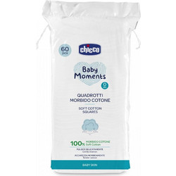 Chicco Baby Moments Μαντηλάκια Από Βαμβάκι 60 τεμάχια