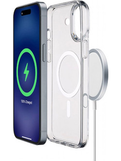 Θήκη Cellular Line Gloss Mag iPhone 16 MagSafe Transparent GLOSSMAGIPH16T