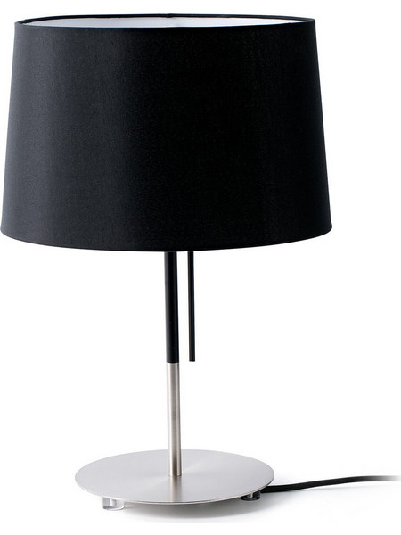 Faro Barcelona 20026 Πορτατίφ Ε27 Μαύρο Ασημί Φ31xΥ45cm
