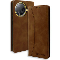 Bodycell Book Case Θήκη Πορτοφόλι Brown (Xiaomi Poco F7 Ultra)