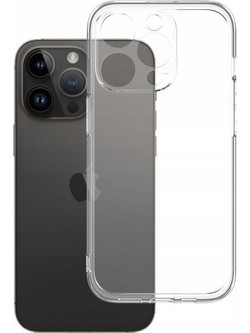 Θήκη iPhone 14 Pro Spacecase Clear Case Διάφανη Σιλικόνης 1mm - Transparent (5905719106300)