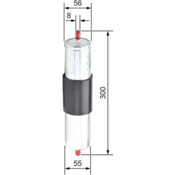 0450905905 - ΦΙΛΤΡΟ ΚΑΥΣΙΜΟΥ F5905 BOSCH