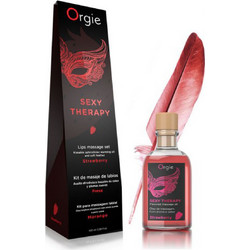 Orgie Strawberry Lips Massage Kit 200ml