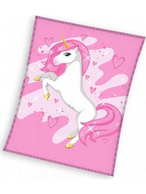 Παιδική Κουβέρτα Fleece Unicorn 150x200εκ. Carbotex (211009KNL)