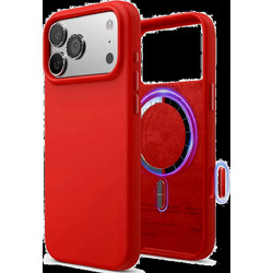 Θήκη iPhone 18 Pro Max / 17 Pro Max Elago Magnetic Silicone Case Premium Σιλικόνης με MagSafe - Red (ES17MSSC69PRO-RD)