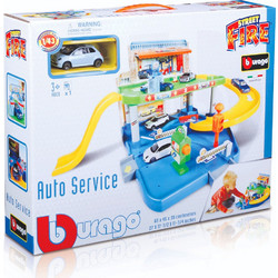 Bburago Auto Service Σετ Γκαράζ Με Ένα Μοντέλο