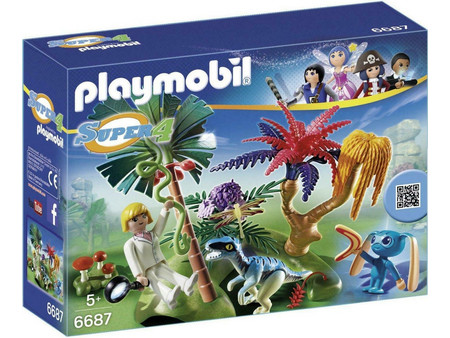 Playmobil Super 4 Ο Σπίθας Στο Χαμένο Νησί για 5+ Ετών 6687