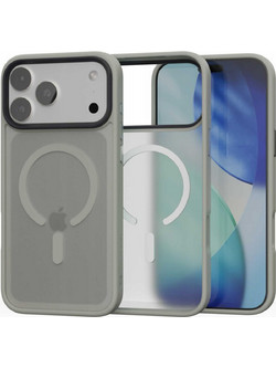 Θήκη iPhone 17 Pro Max Spacecase Fusion Mag Ημιδιάφανη Σκληρή με MagSafe - Gray (5905719138165)