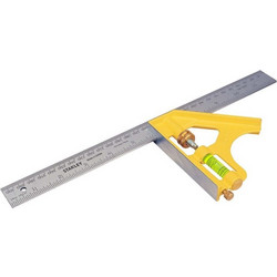 Stanley 2-46-028 Ρυθμιζόμενη μεταλλική γωνία με αλφάδι - 30cm