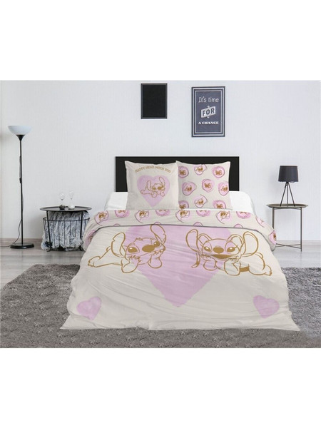 Disney Stitch & Angel policotton duvet cover bed 135cm