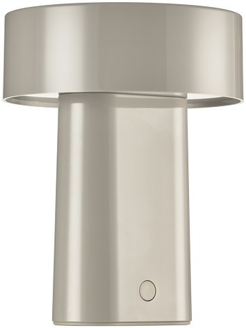 Zone Denmark Επαναφορτιζόμενο Φωτιστικό Led Abs Φ14x18 - Oblong Warm Grey Dimmable