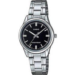 Casio Γυναικείο Ρολόι με Ασημί Μεταλλικό Μπρασελέ LTP-V005D-1