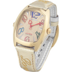 Chronotech Ανδρικό Ρολόι με Λευκό Δερμάτινο Λουράκι CT7696L-11
