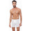 Minerva Ανδρικά Μποξεράκια Σετ 2Pack Λευκά 90-20518