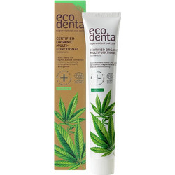 Ecodenta Certified Organic Cannabis Οδοντόκρεμα κατά της Πλάκας Χωρίς Φθόριο 75ml