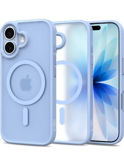 Tech-Protect MagMat MagSafe Back Cover Matte Mist Blue (iPhone 17)