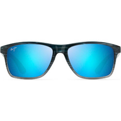 Maui Jim B798-03S Ανδρικά Γυαλιά Ηλίου Ορθογώνια Κοκάλινα Μπλε με Μπλε Polarized Φακό